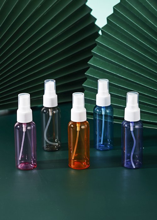 Flacone tondo trasparente color PET da 60 ml