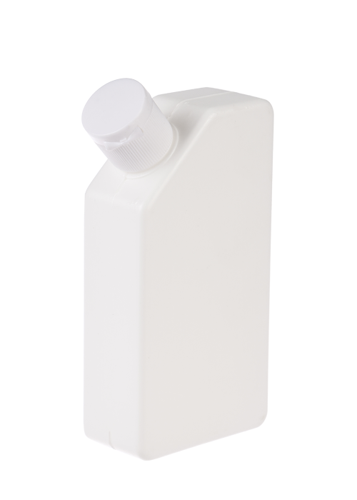 Flacone piatto a bocca obliqua da 100 ml in PE