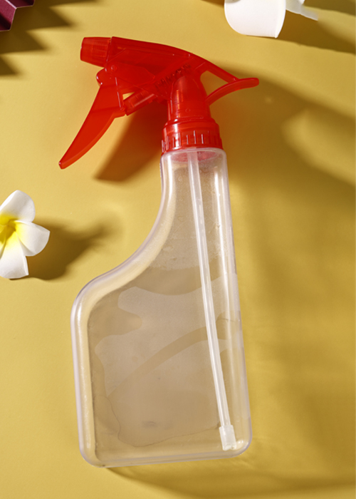 Flacone per pistola a spruzzo portatile in PVC trasparente da 300 ml