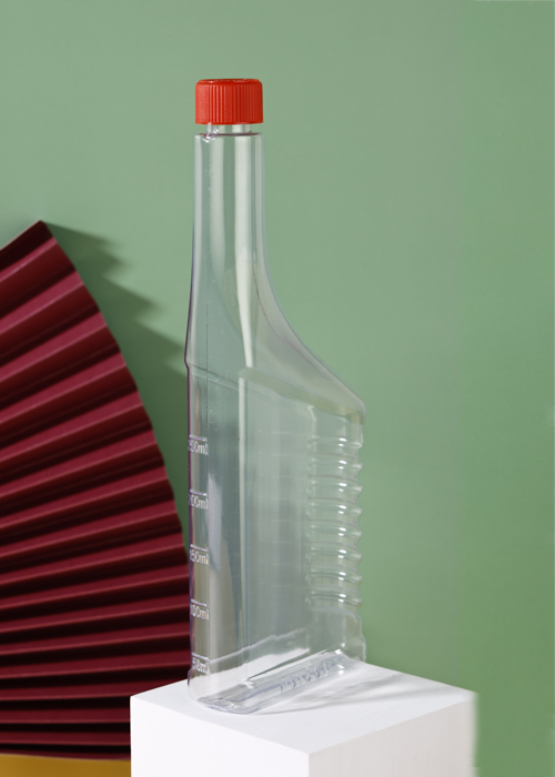 Bottiglia di olio lubrificante per bottiglia di olio piatta in PVC da 400 ml