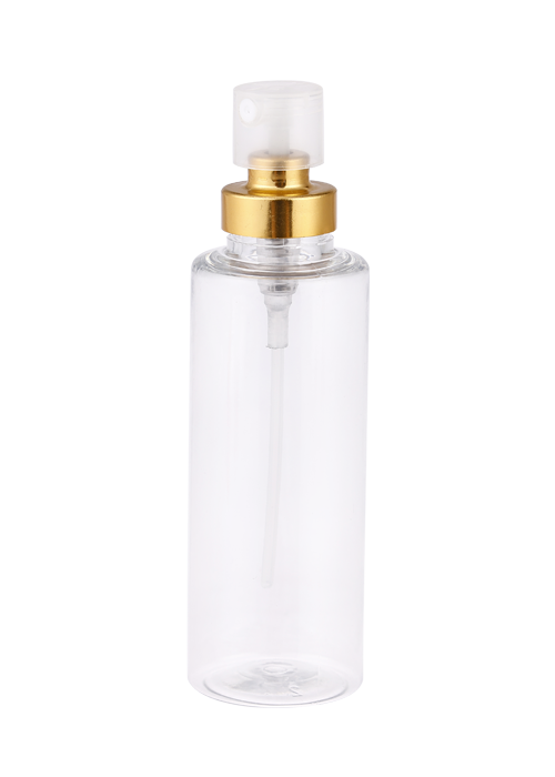 Flacone rotondo per profumo con cerniera in PET da 48-58 ml