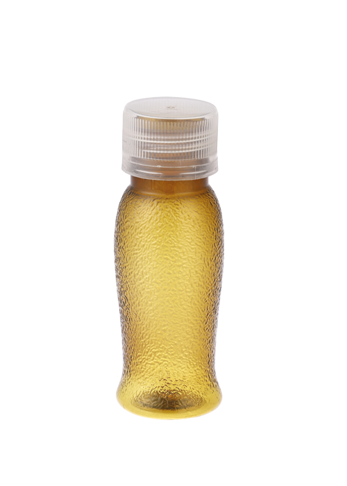 Bottiglia di tabacco marrone PET da 30 ml Bottiglia a forma di vita