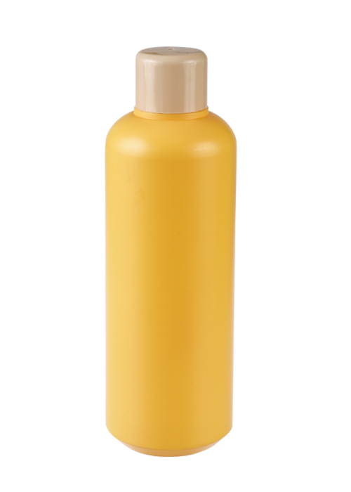 Flacone liquido in PE giallo da 1 litro