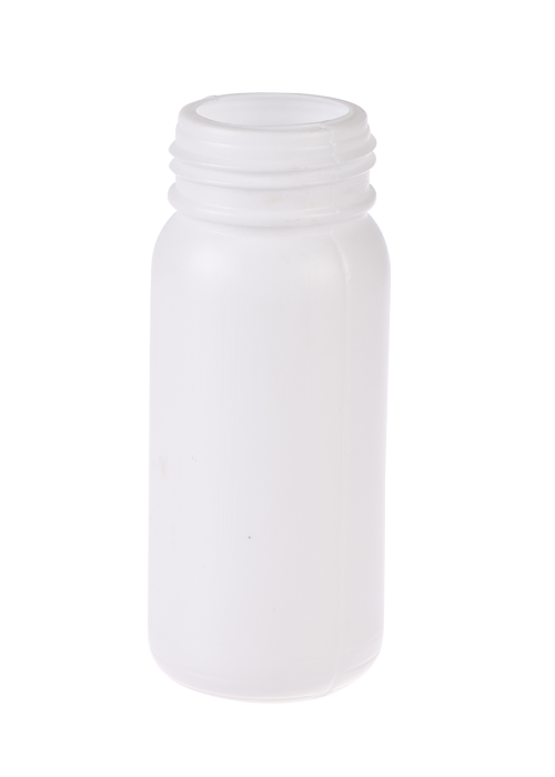 Flacone rotondo in PE da 50 ml