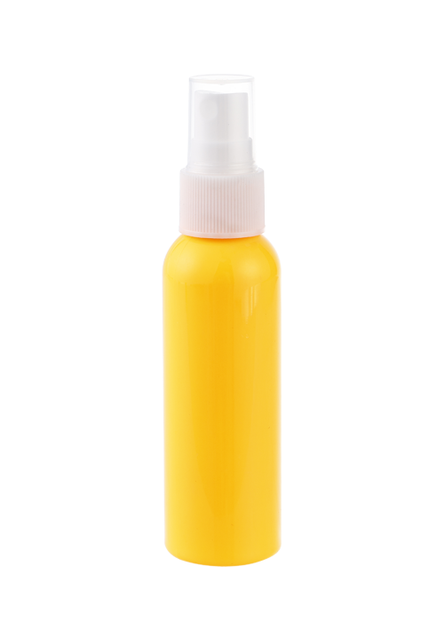 Sub-imbottigliamento di alcol disinfettante in bottiglia tonda spray PET tinta unita da 60 ml