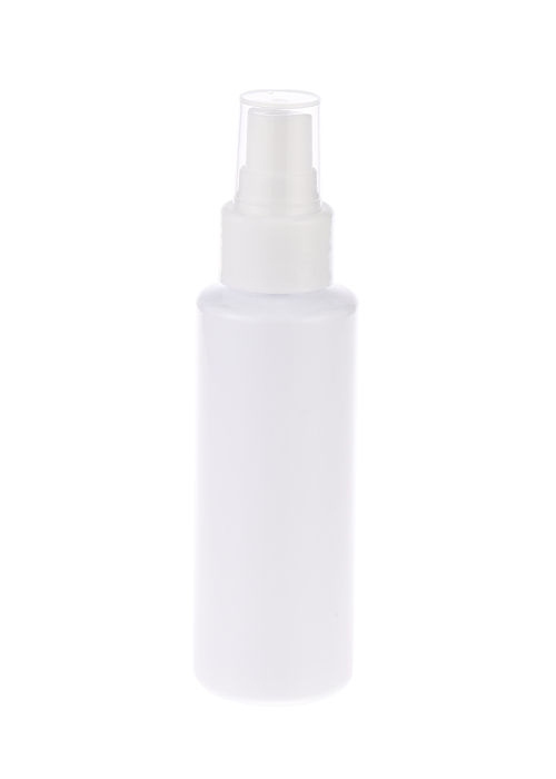 Flacone spray per sterilizzazione con alcool da 60-120 ml in PE bianco