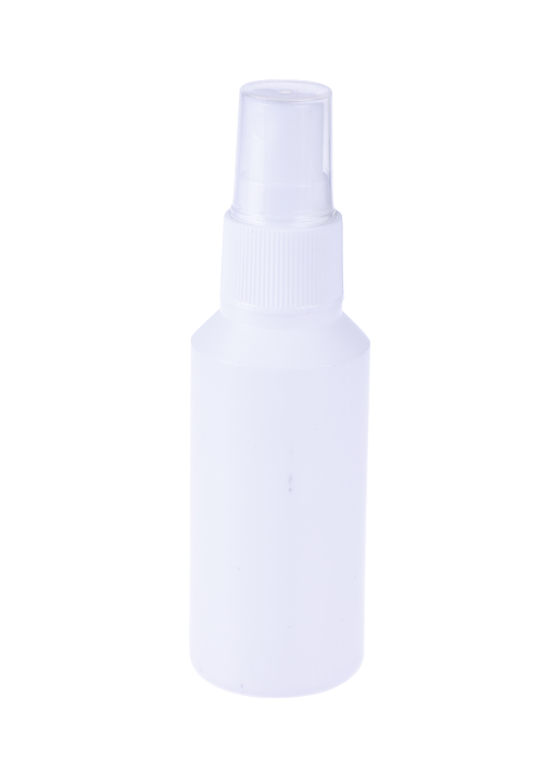 Flacone spray rotondo in PE da 60 ml