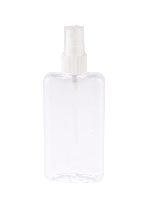 Flacone spray piatto ovale in PET da 100 ml