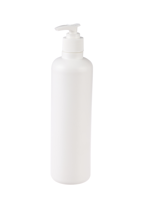 Bottiglia rotonda per shampoo per gel doccia con pompa a pressione per lozione in gel da 500 ml