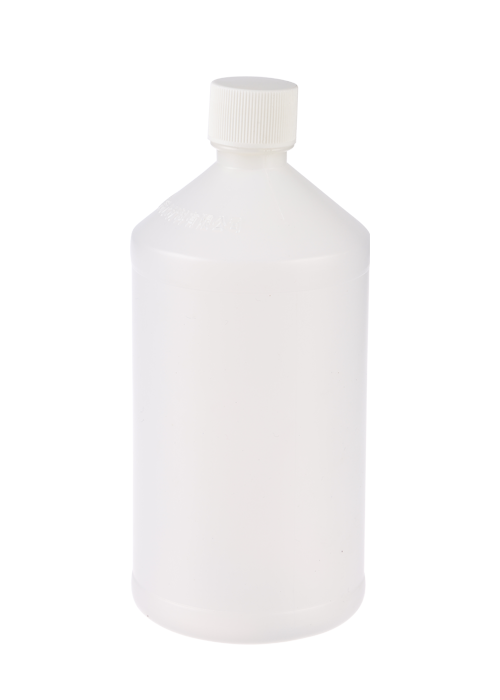 Flacone liquido in PE bianco da 500 ml