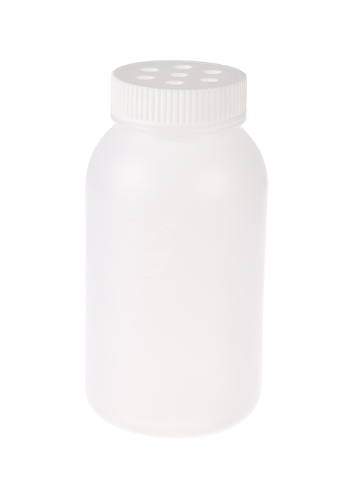 Bottiglia biologica per animali da 200-500 ml in PE con fori