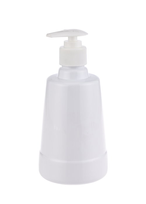 Flacone con pompa a pressione per la disinfezione e sterilizzazione in PET a forma di cono da 400 ml