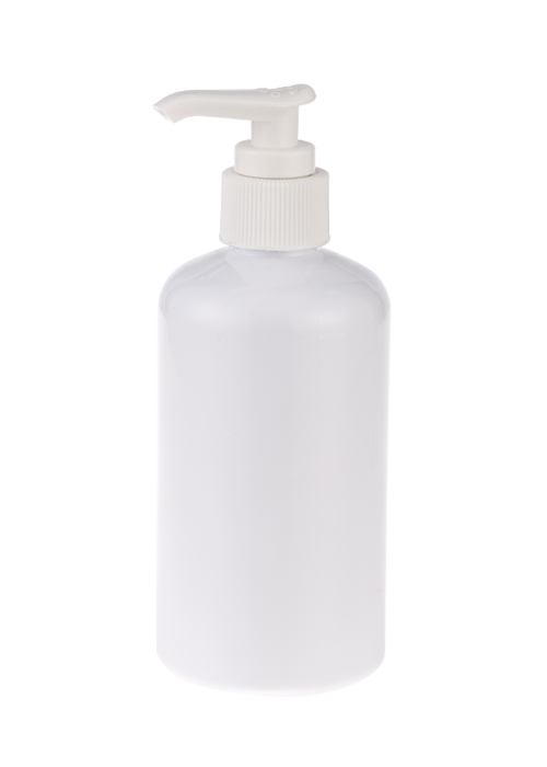 Flacone per lozione in PE bianco da 300 ml
