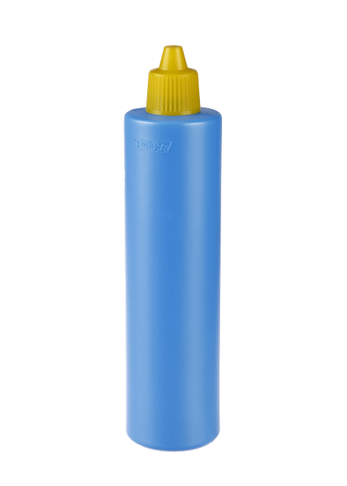 Flacone detergente cilindrico dritto in PE da 300 ml