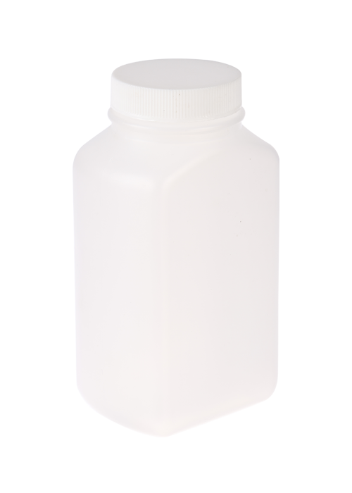 Flacone quadrato solido da 200 ml in PE